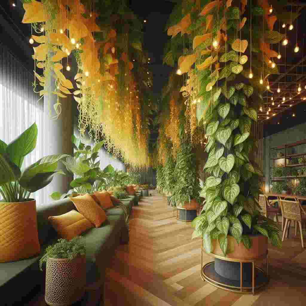 골든 포토스 (Epipremnum aureum 'Golden')