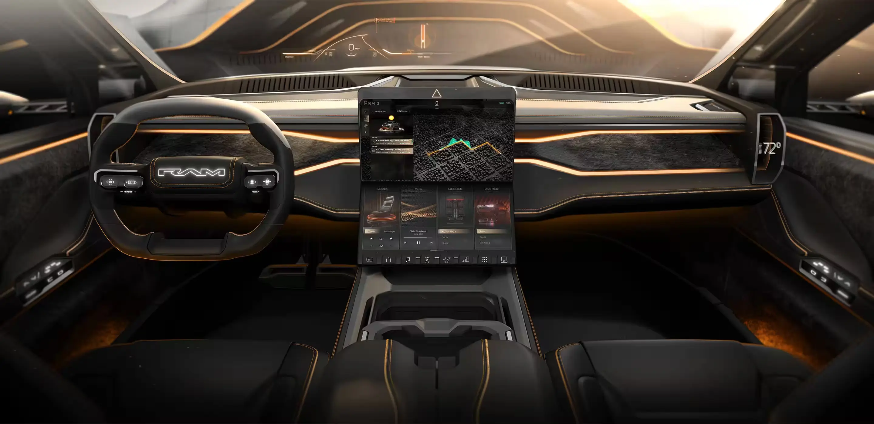 램 1500 콘셉트 실내