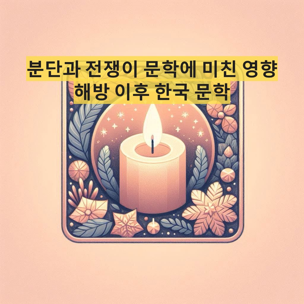 해방 이후 한국 문학-분단과 전쟁