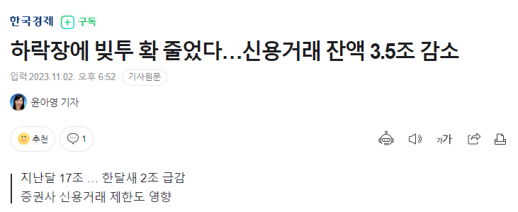신용잔고