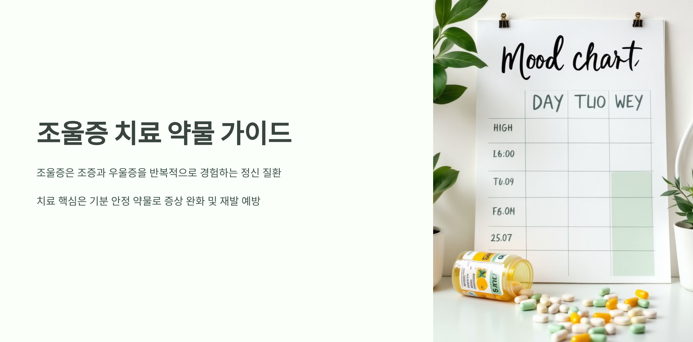 조울증 치료 약물 가이드