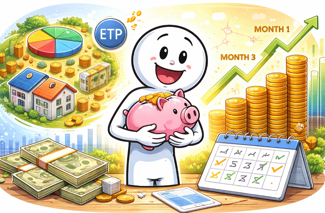 분산투자와 적립식매수를 보여주는 사진