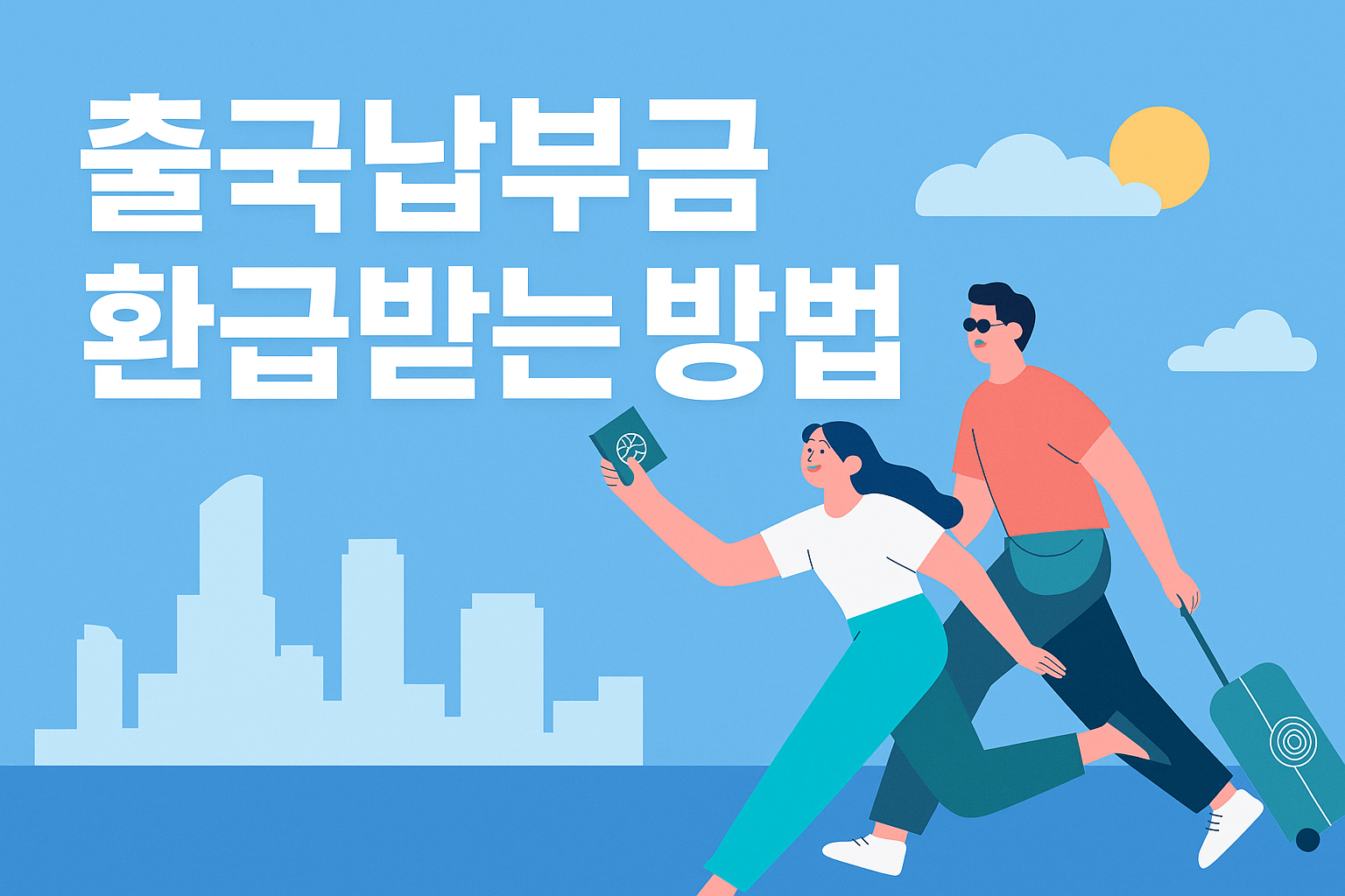 출국납부금 환급서비스 받기! 환급 대상과 기준, 신청 방법