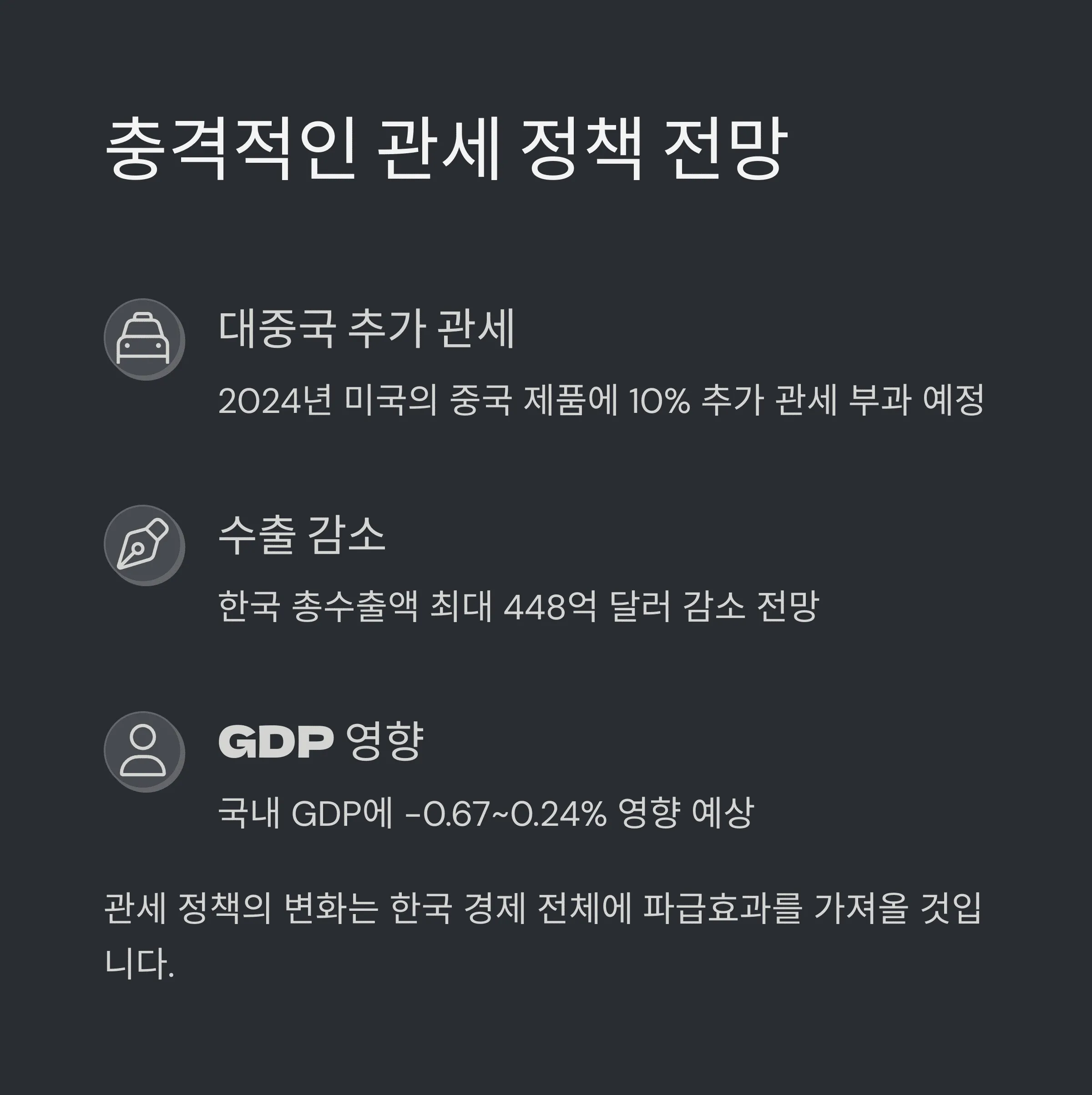 미국 관세 정책 변화로 한국 수출기업이 준비해야 할 5가지