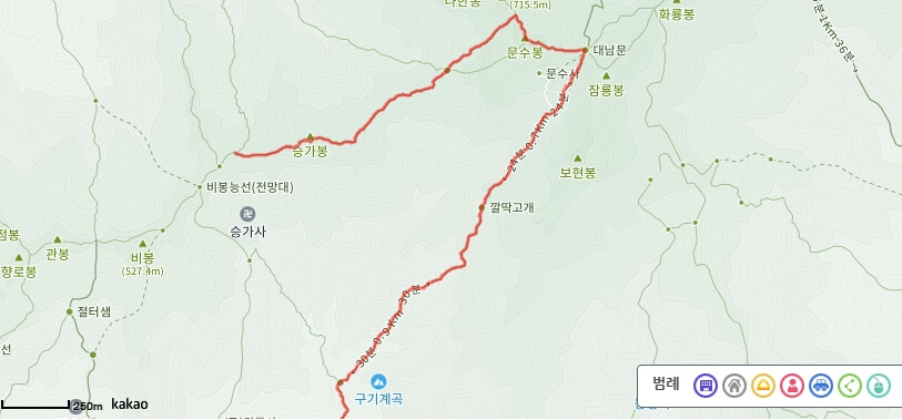 사모바위 코스