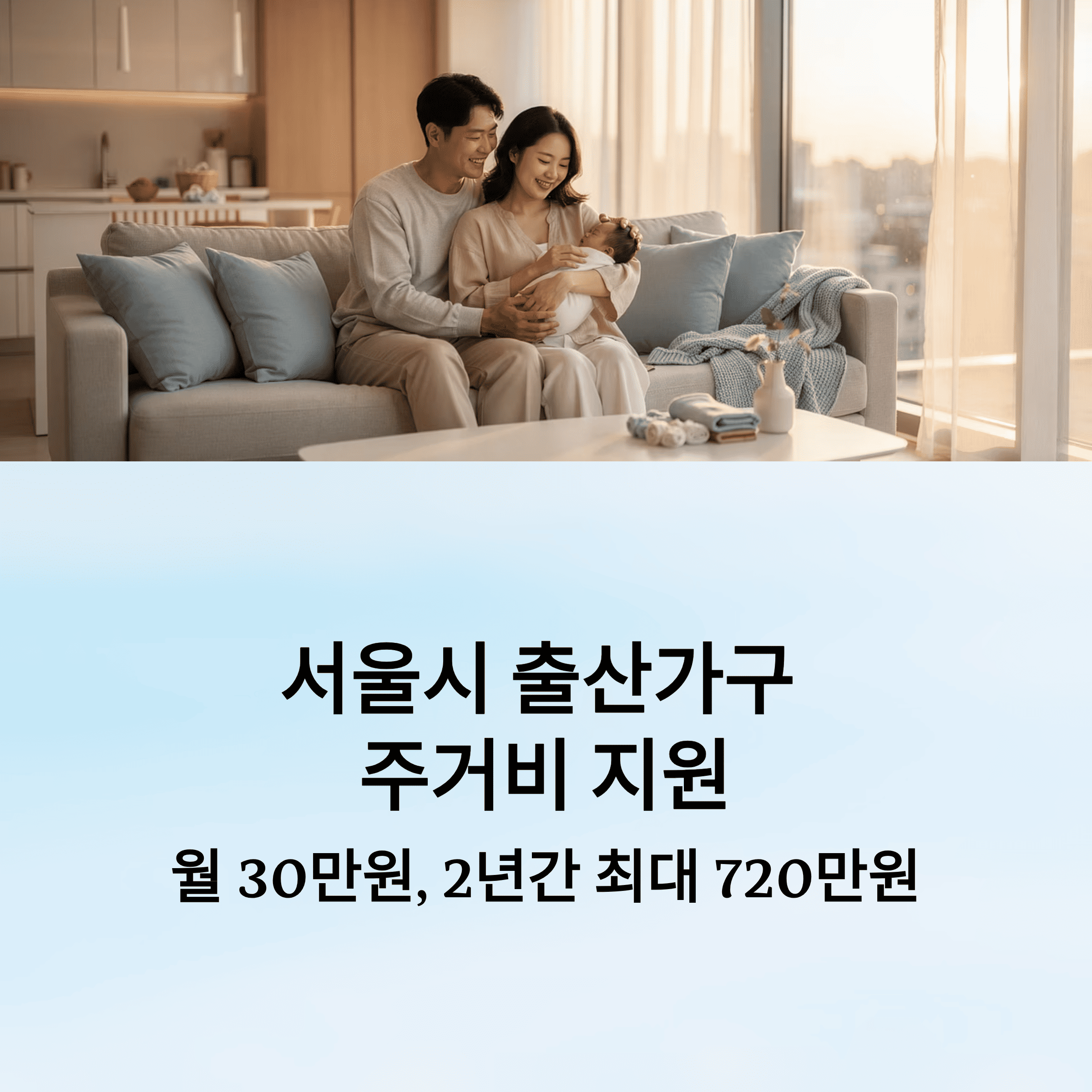 서울시 출산 가구 주거 비 지원