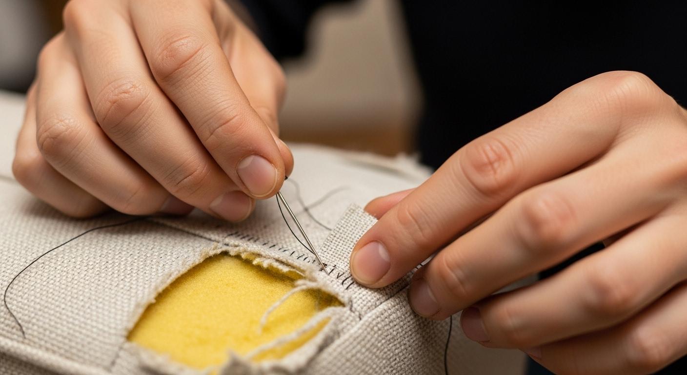 패딩 구멍 패치