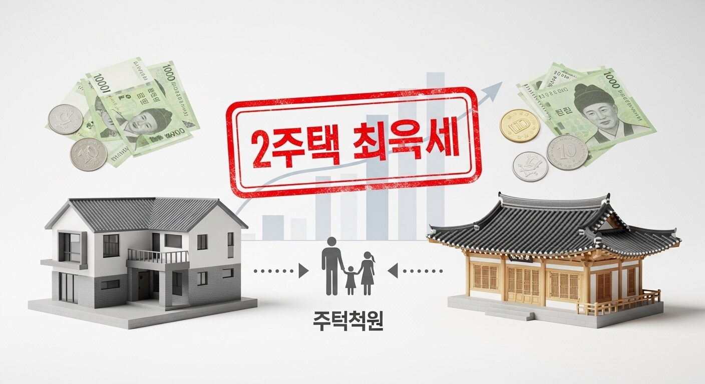 1가구 2주택 취득세율