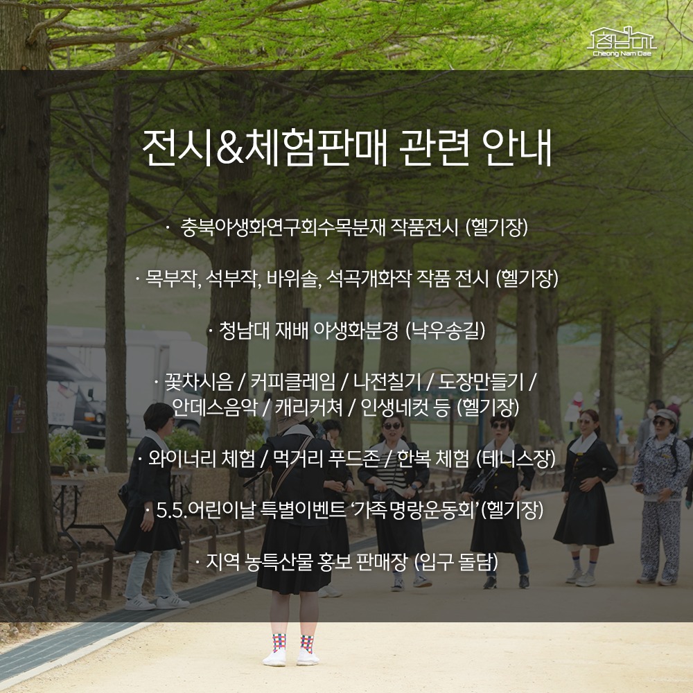 2024년 청남대 영춘제 프로그램