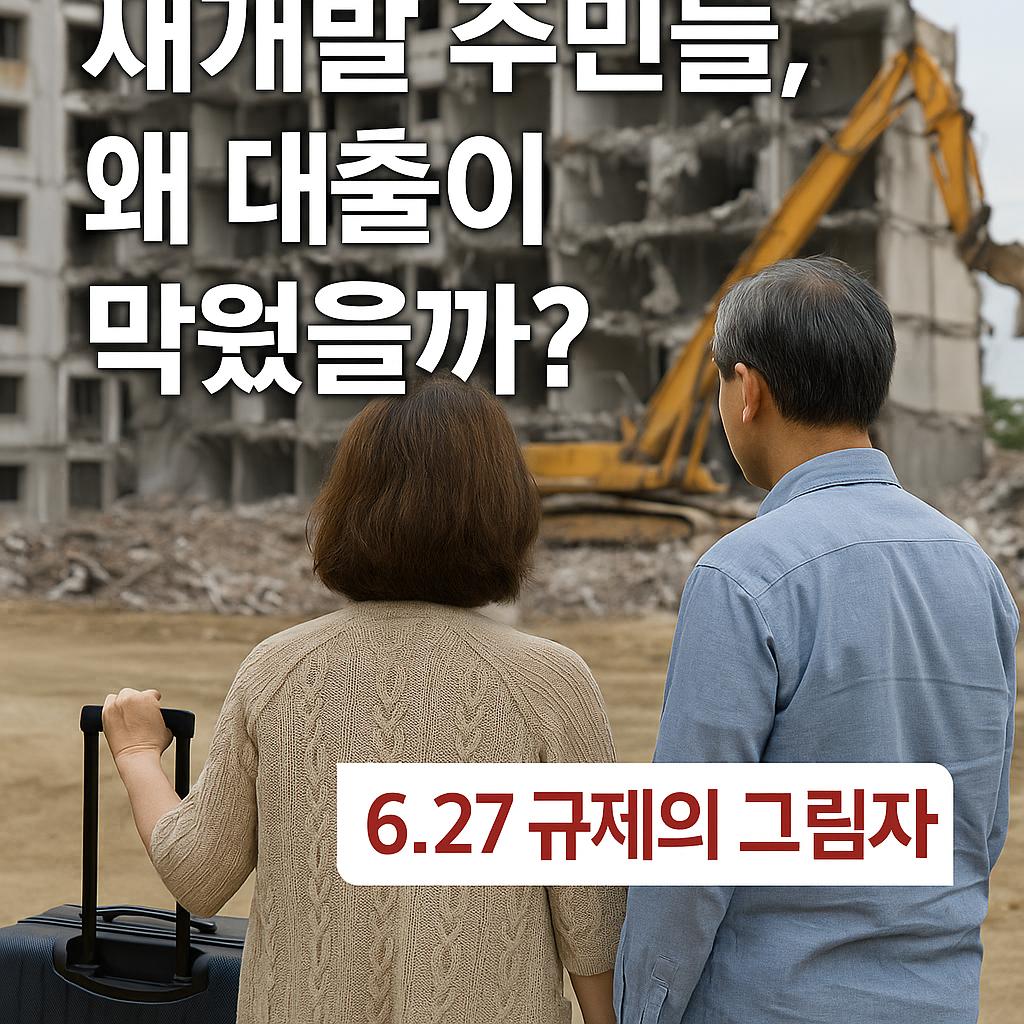 재개발 이주비 대출 막힘