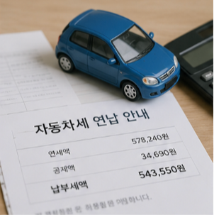 자동차세 연납 금액