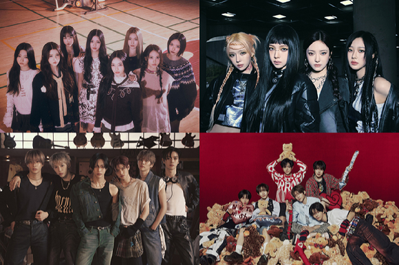 하츠투하츠, 에스파, 라이즈, NCT WISH [사진=SM엔터테인먼트 ]