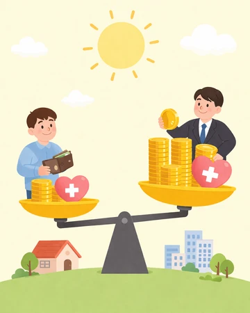 건강보험료 계산 소득별 차이 기준 설명6