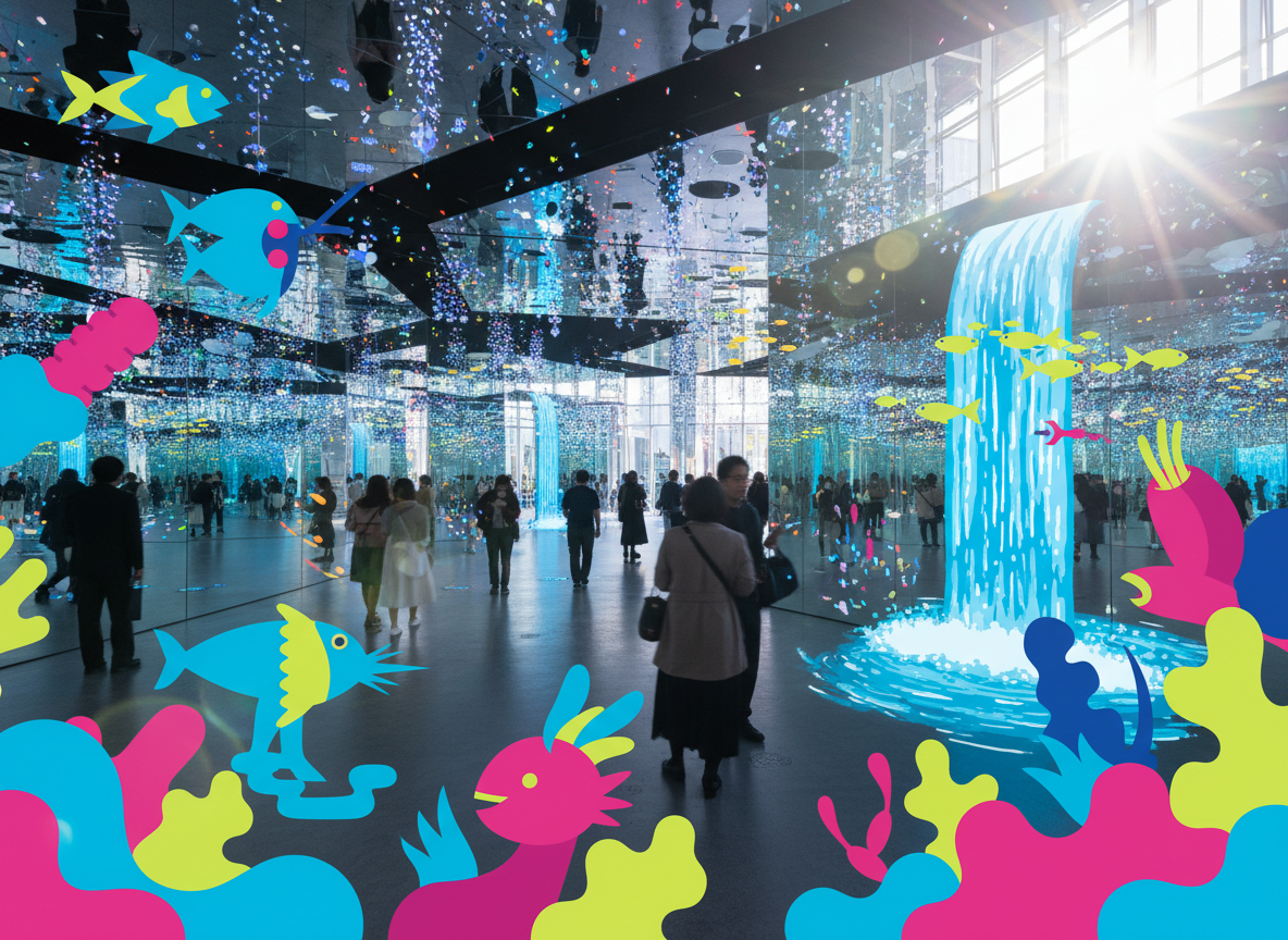 2026 도쿄 팀랩 보더리스 티켓 예약 위치 