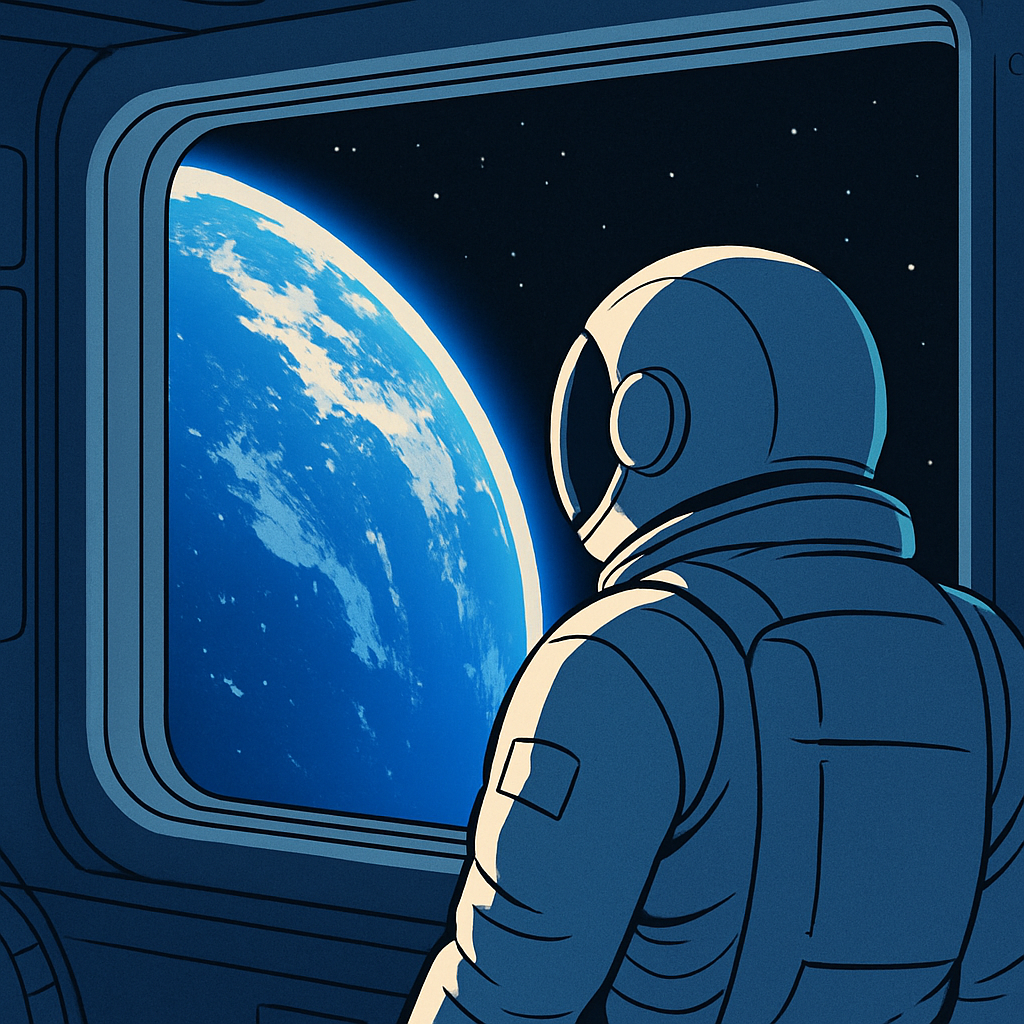 우주비행사가 보는 색은 지구에서와 다르게 보일까?