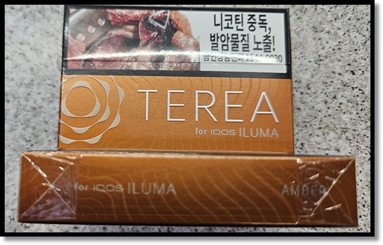 편의점 알바 궐련형 전자담배 아이코스 일루마(ILUMA) 전용 스틱 테리아(Terea) 러셋(Russet), 티크(Teak), 앰버(Amber), 실버(Silver) 맛 향 특징 분석