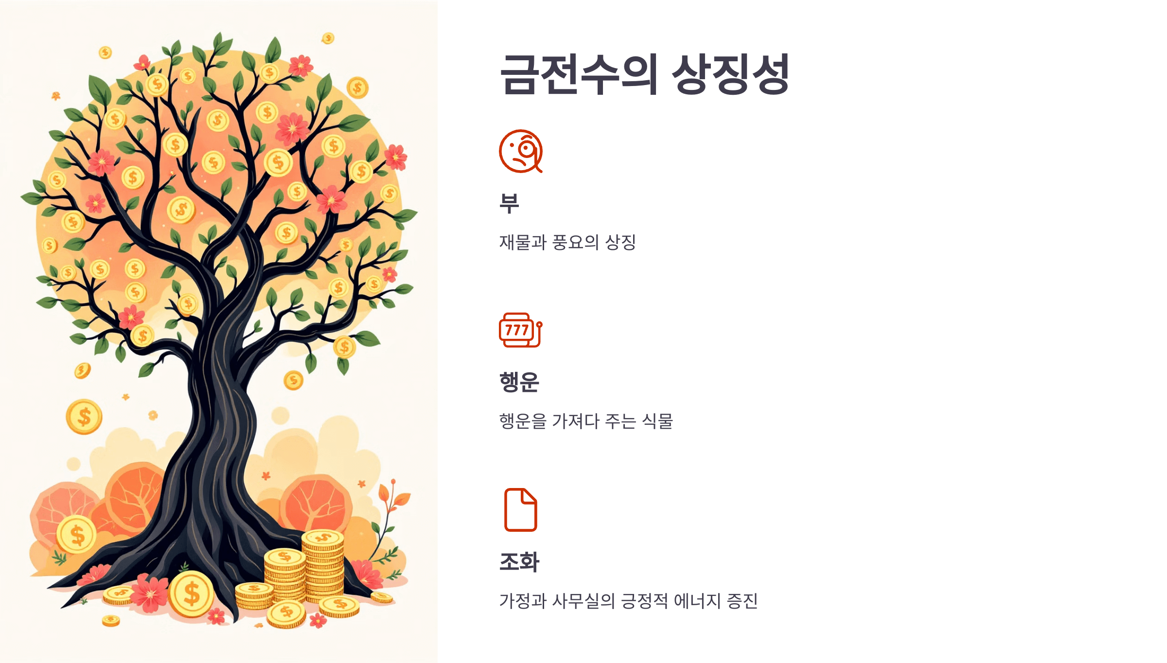 금전수와 관련된 사진입니다.