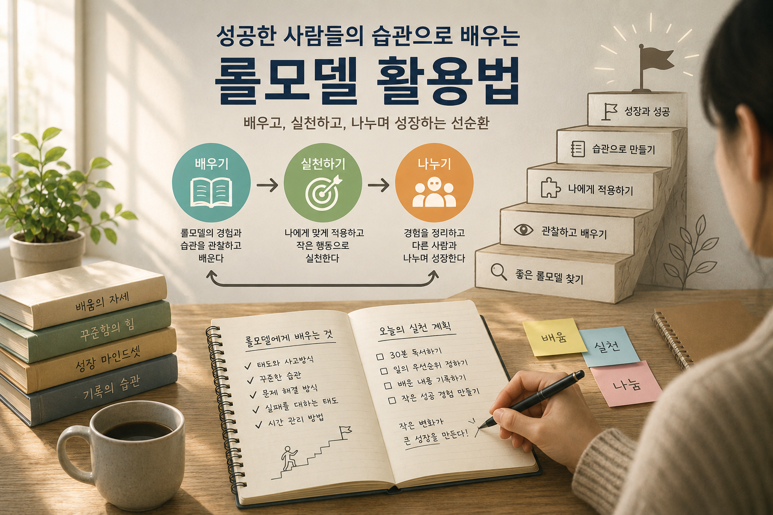 성공한 사람들의 습관으로 배우는 롤모델 활용법