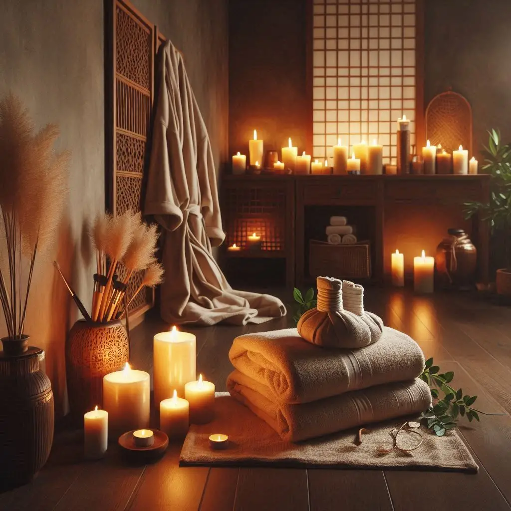 피부,체형관리 샵 배경