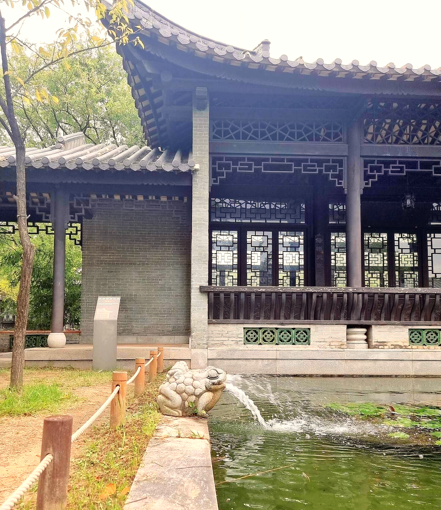 월화원 연못