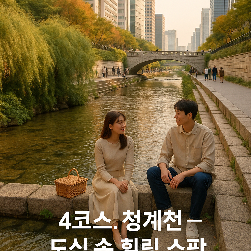 청계천 — 도심 속 힐링 스팟