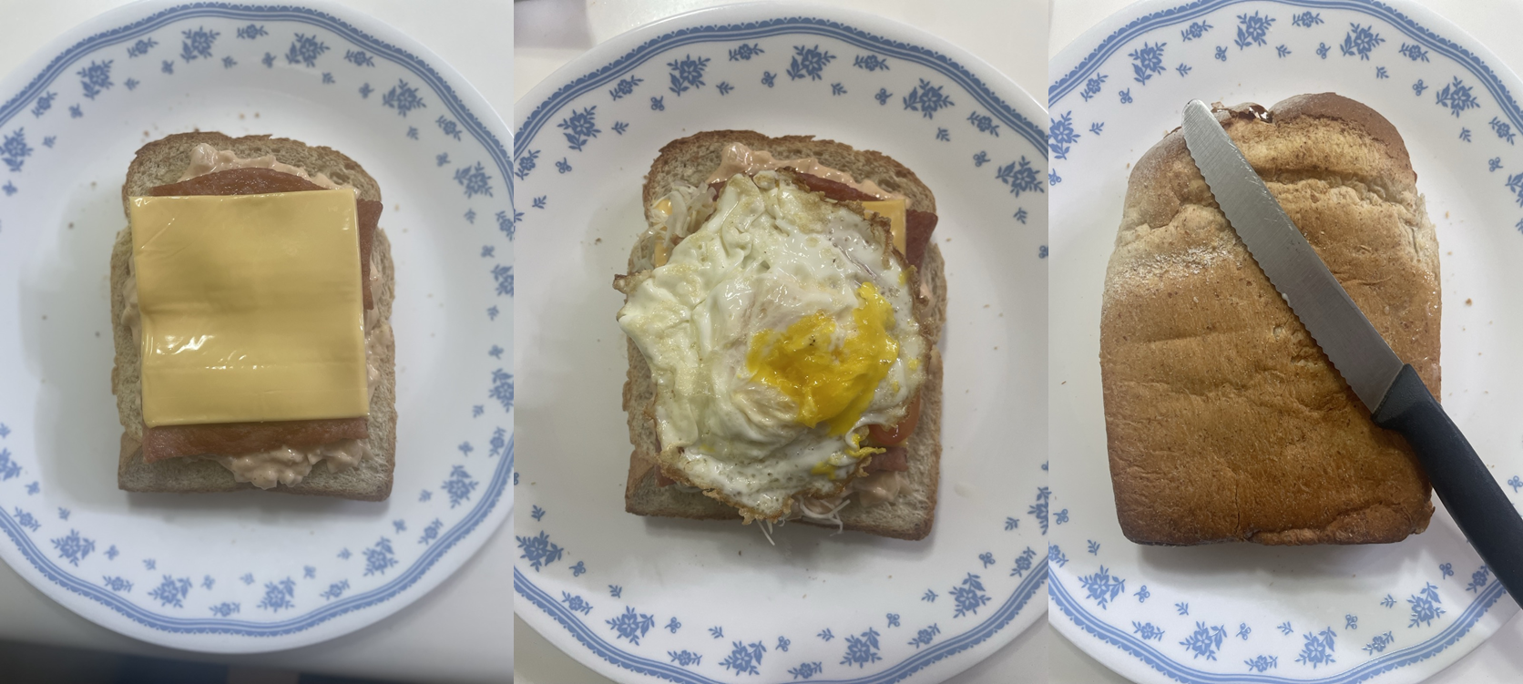 초간단햄치즈샌드위치