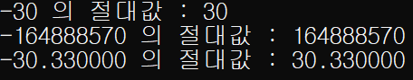 절대값 예제