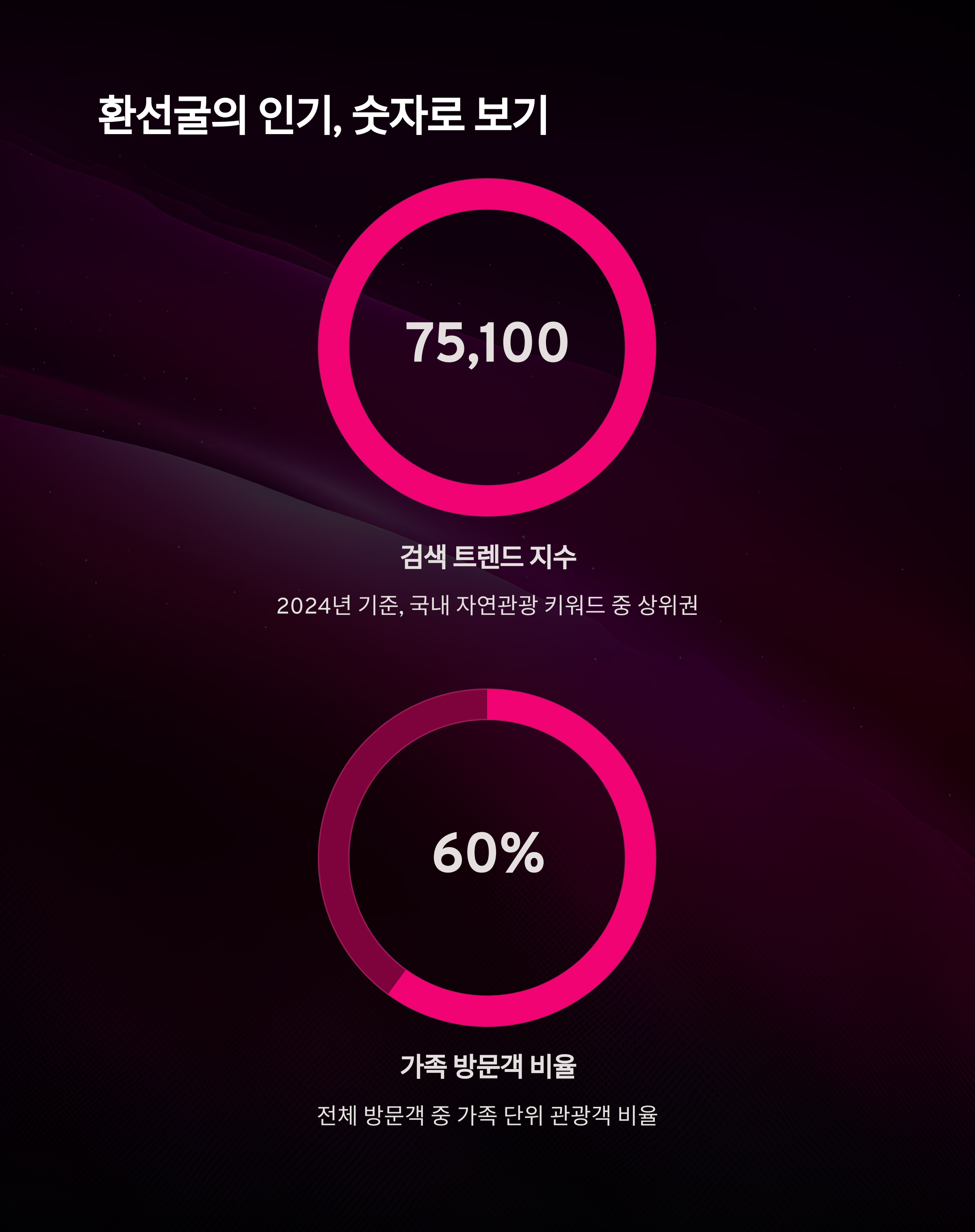 환선굴의 인기, 숫자로 보기