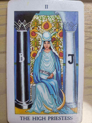 타로 2번 여사제 카드 키워드 해석