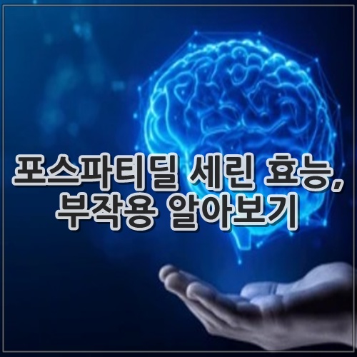 포스파티딜 세린 효능, 부작용 알아보기