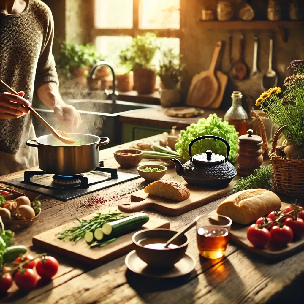 집에서 요리하는 즐거움, 삶의 속도를 늦추는 최고의 방법