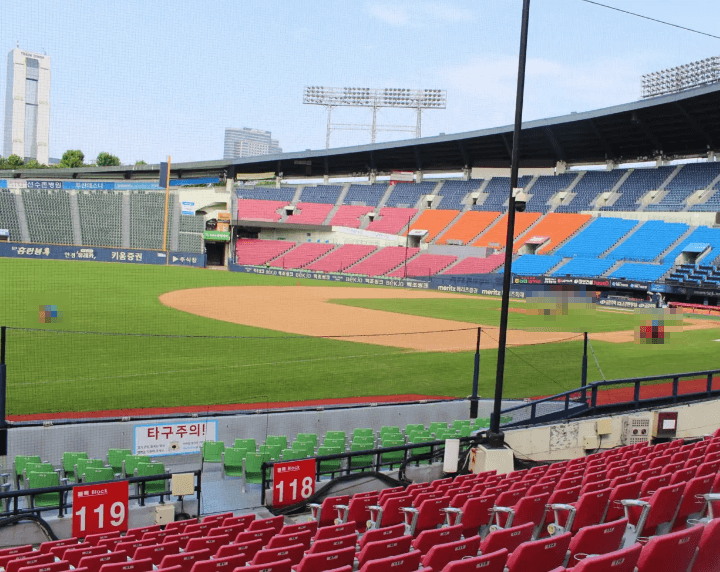 잠실야구장 시야