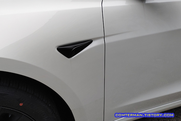 테슬라 모델3 하이랜드 사이드 카메라