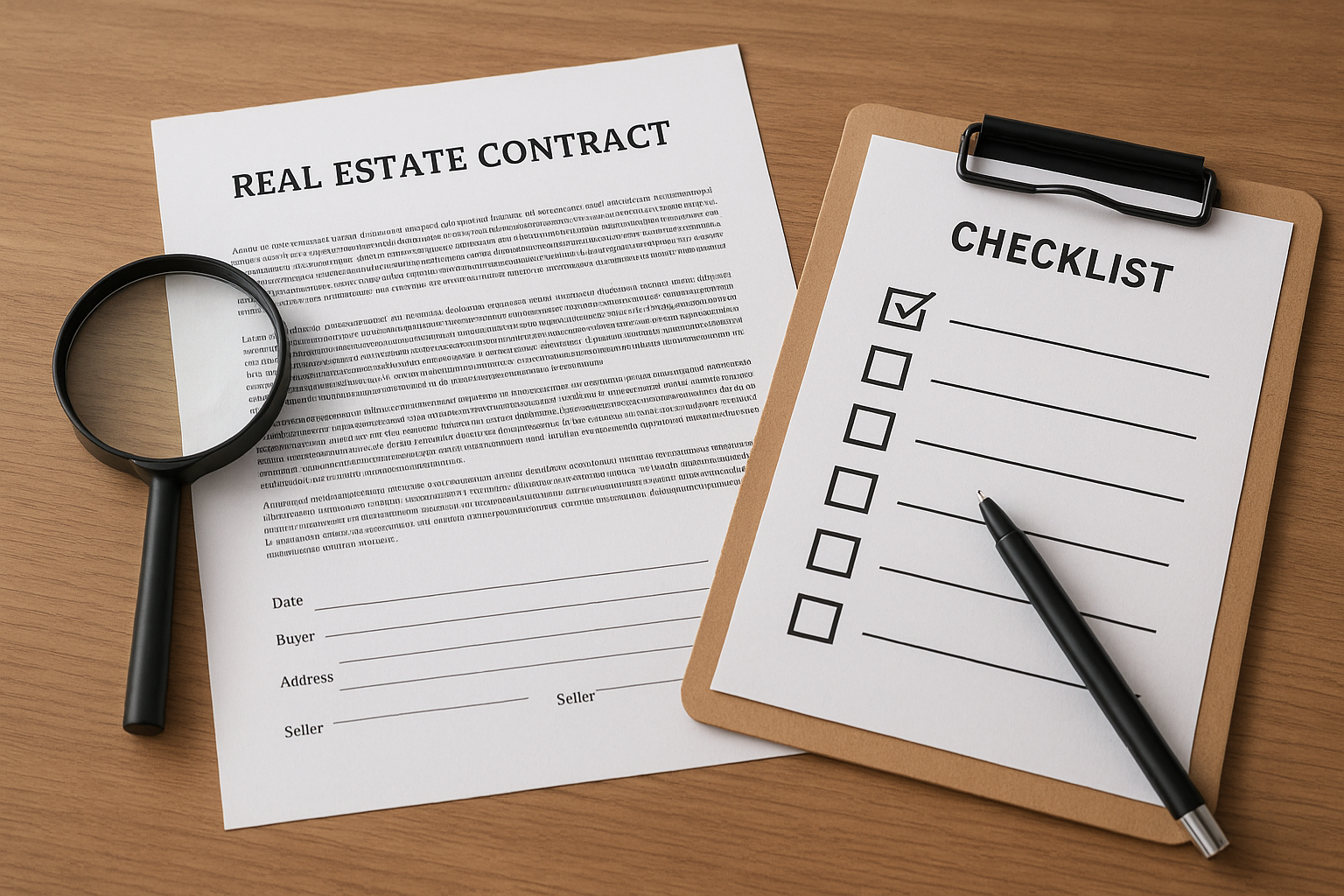 부동산 계약서 체크리스트 참고 이미지