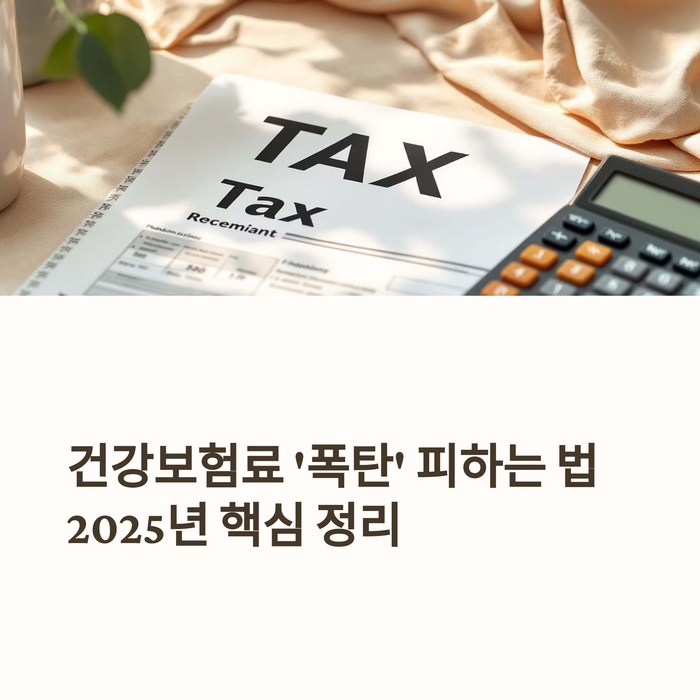 피부양자 자격 상실 시 건강보험료 폭탄 피하는 법