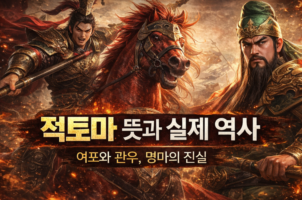 적토마의 숨겨진 진실, 여포와 관우 명마 이야기