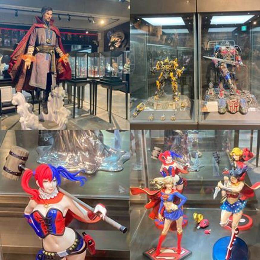 피규어-뮤지엄-제주-1층-닥터스트레인지-할리퀸-트랜스포머