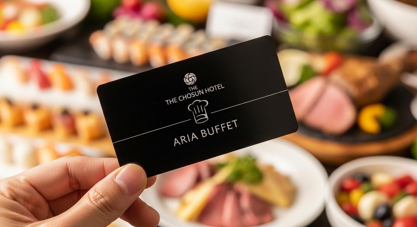 조선호텔 아리아뷔페 할인카드