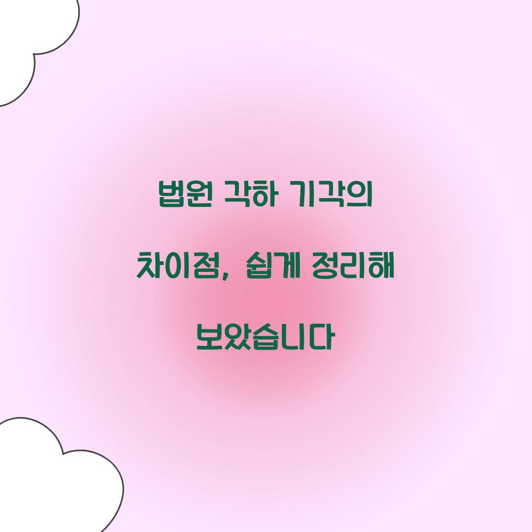 법원 각하 기각
