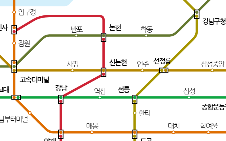 서울 지하철 노선도 크게보기