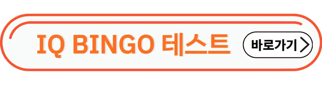 IQ BINGO테스트