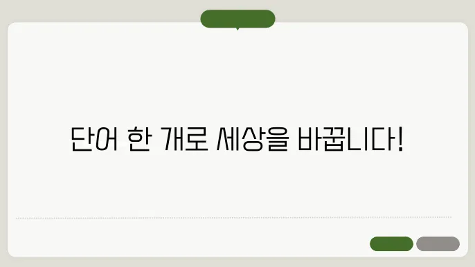 영어 단어 정보 정리