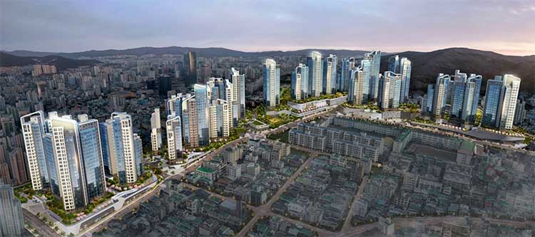 문현 3구역 조감도