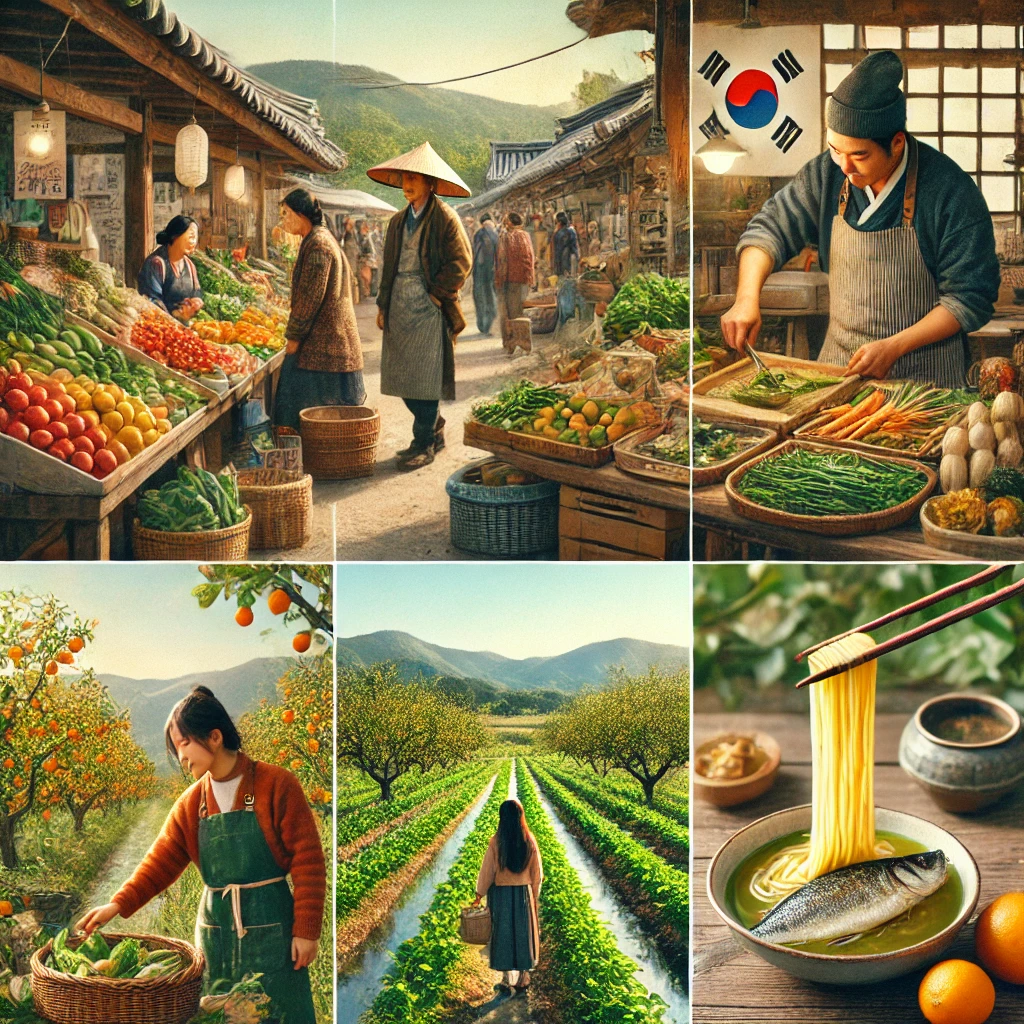 진짜 여행은 식탁 위에서 시작된다: 지역 특산물 미식 여행