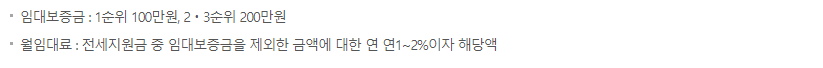 LH 청년 전세 임대 주택 임대 조건
