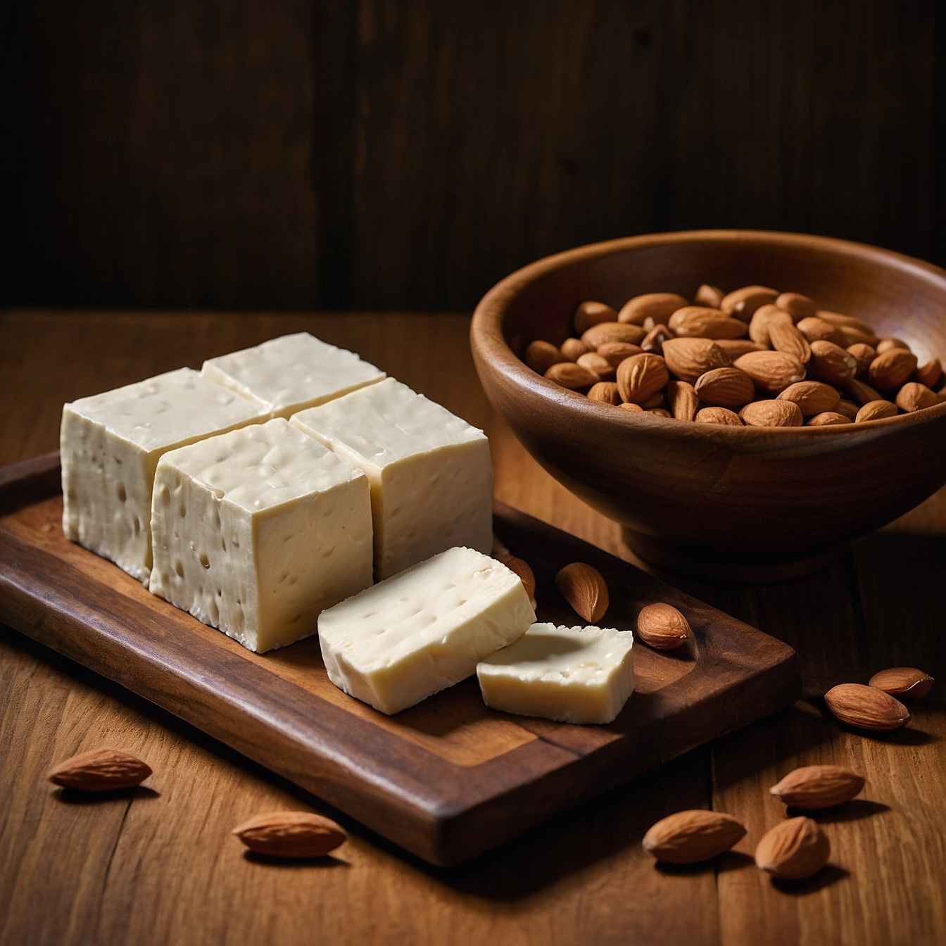 아몬드와-대두-제품과의-조합