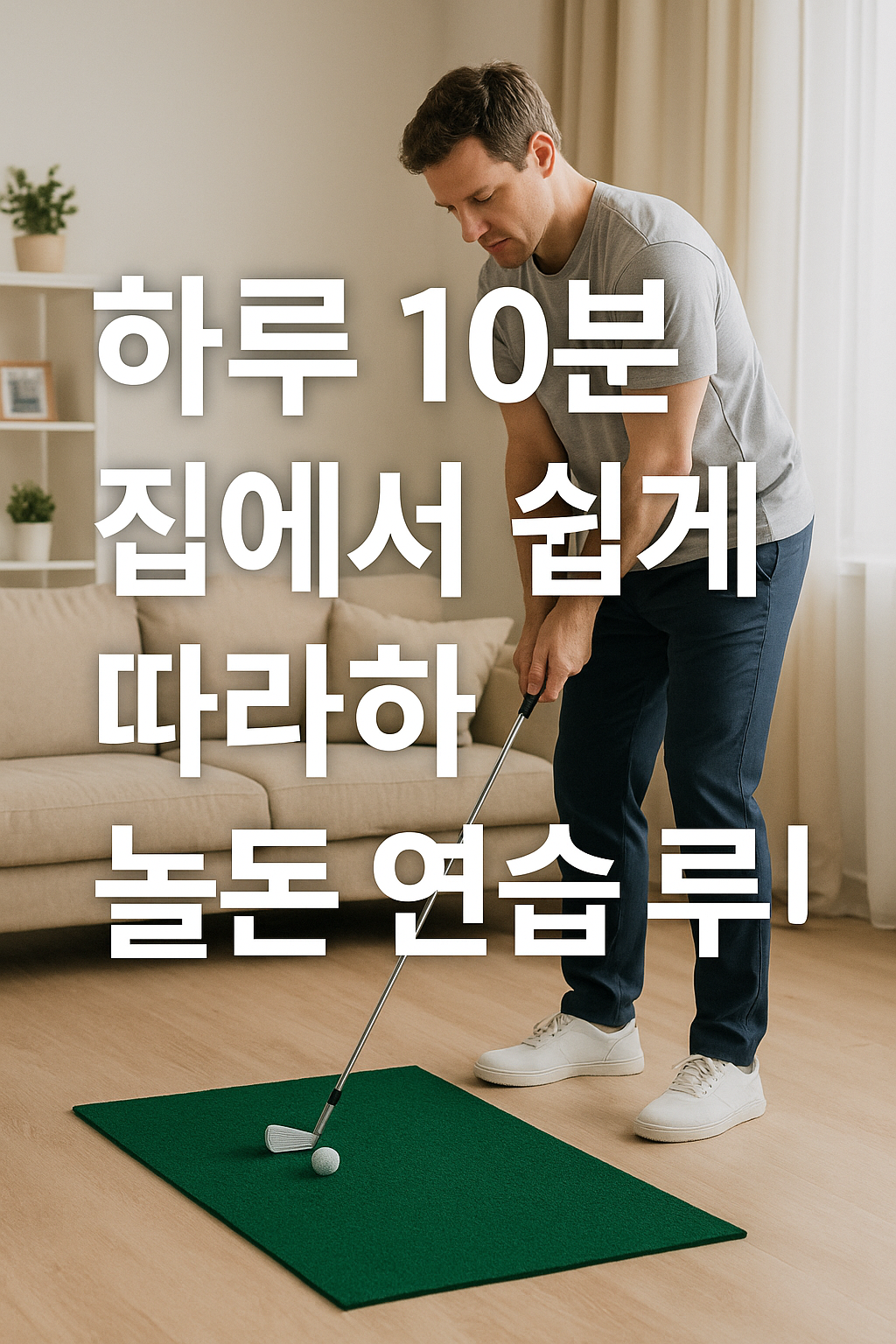 하루 10분 집에서 쉽게 따라하는 연습 루틴 사진