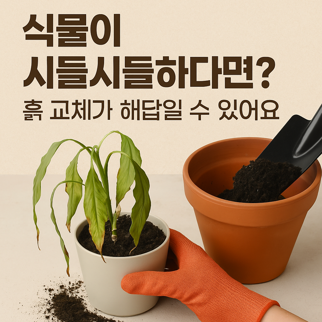 화분 흙 교체