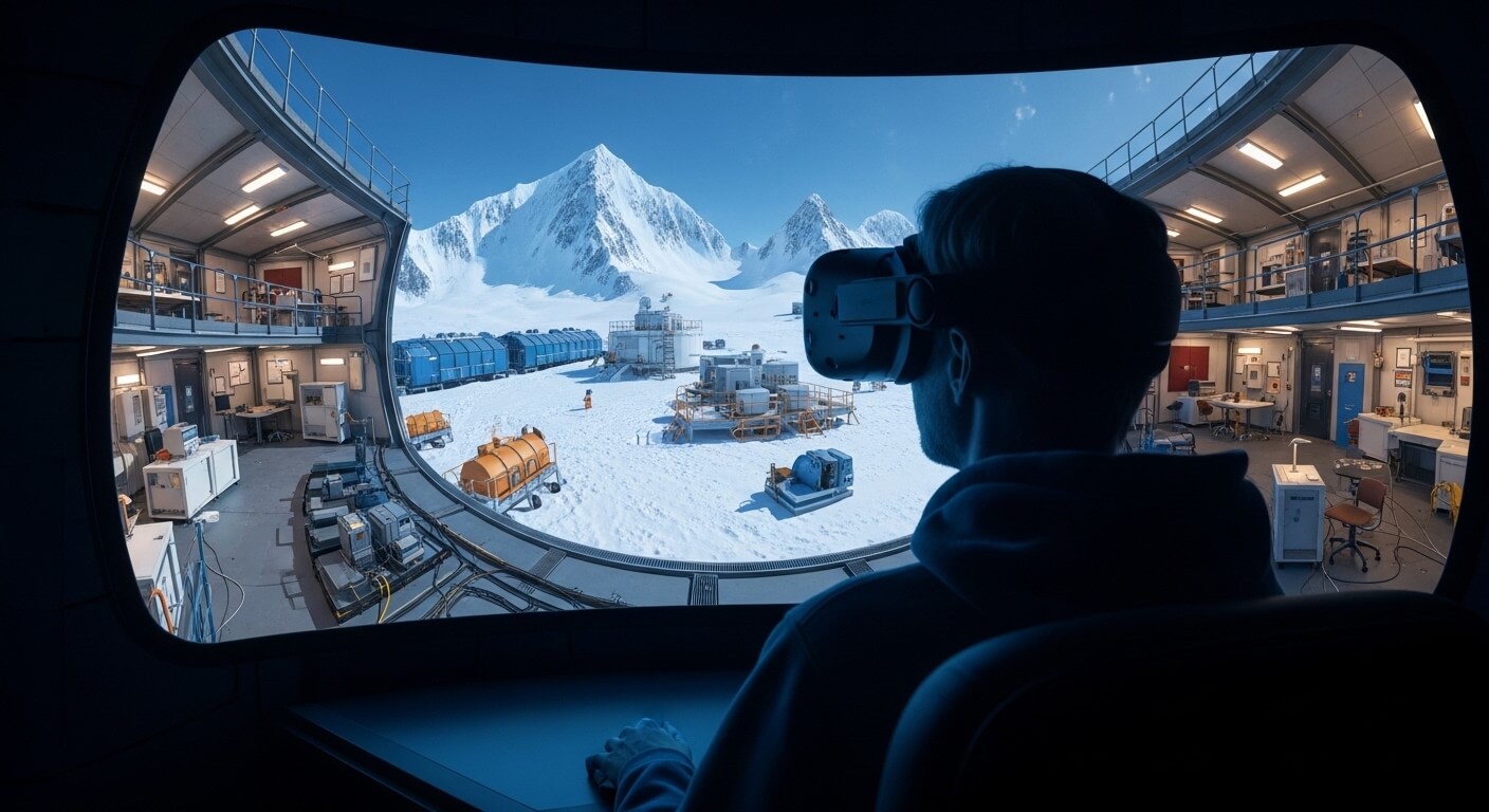 남극 기지 360도 VR 투어 콘텐츠 관련 사진