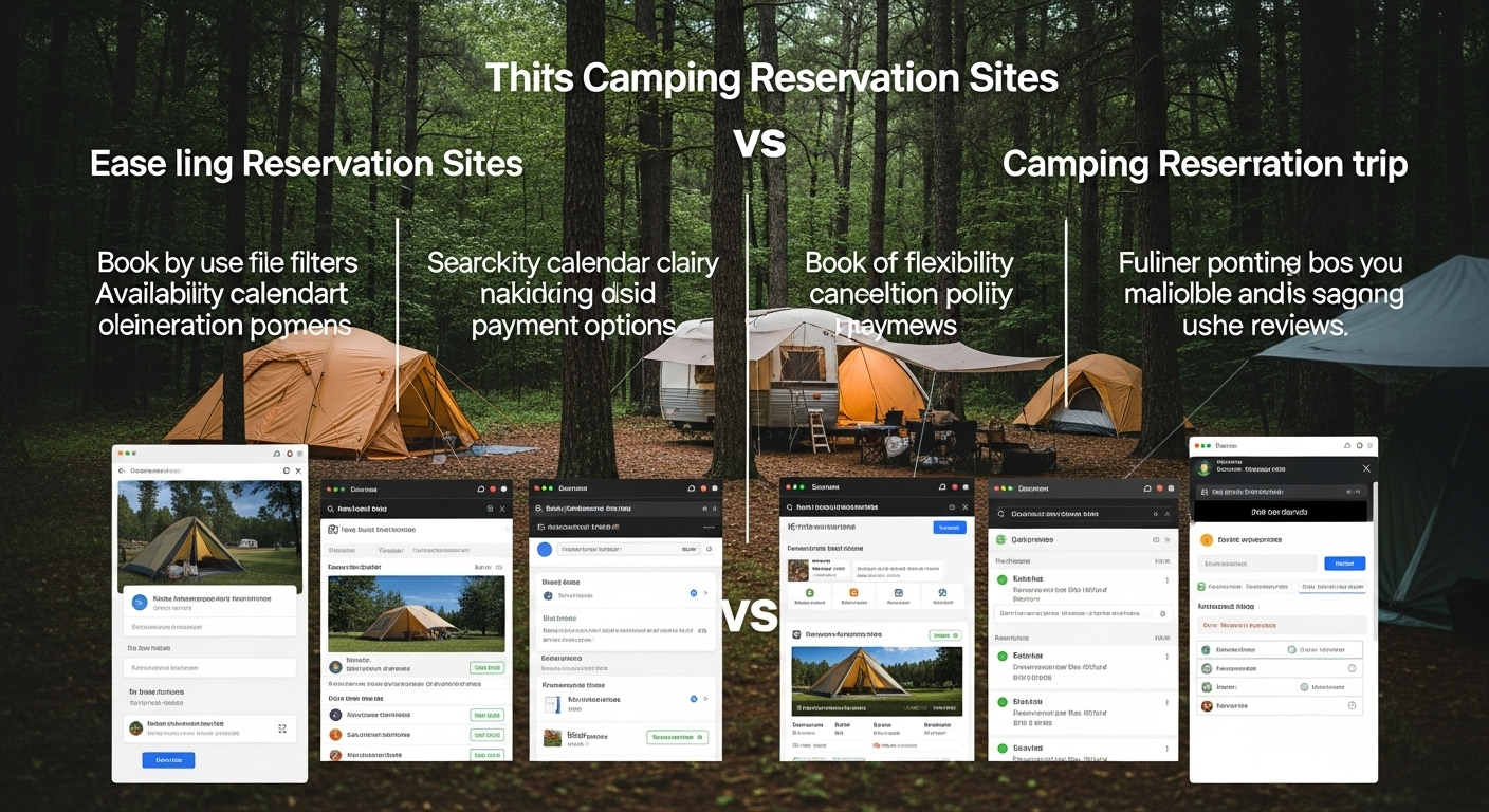 캠핑장 예약 사이트 사진